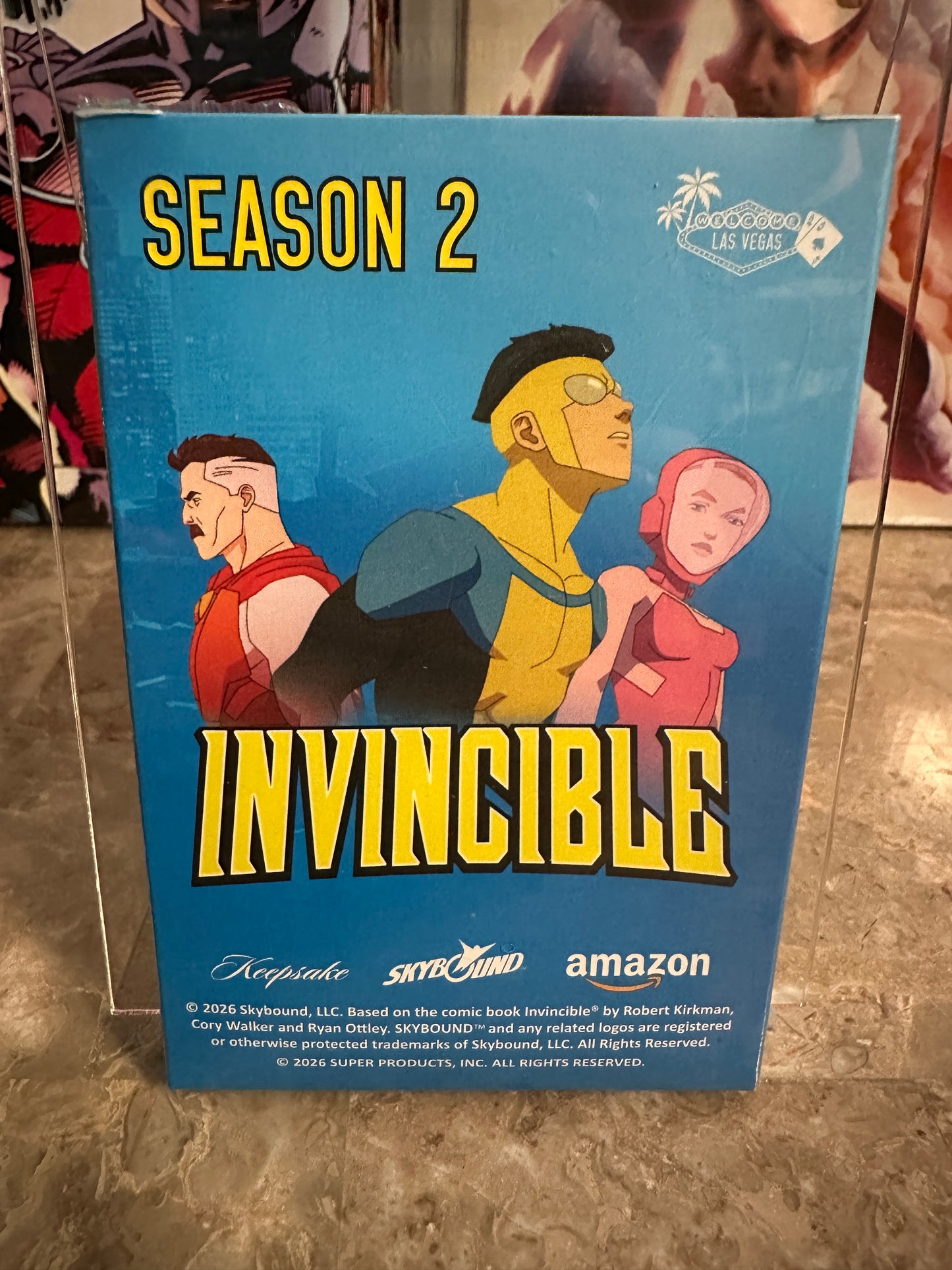 2026 Invincible Season 2 Exclusive Mystery Box LVL UP Vegas Debut Signagraph