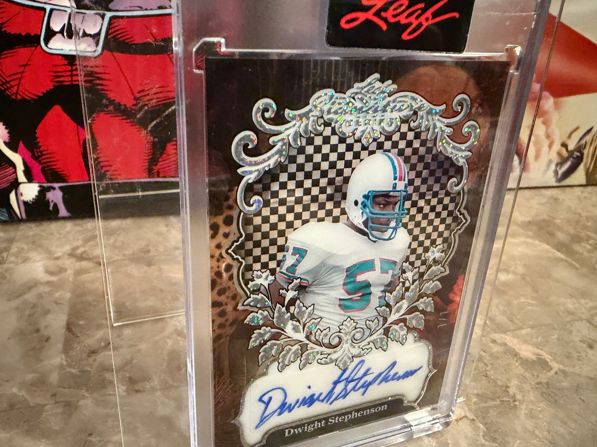 Dwight Stephenson 2026 Leaf Signature Series Base PETG Clear Auto Sparkle 1/1