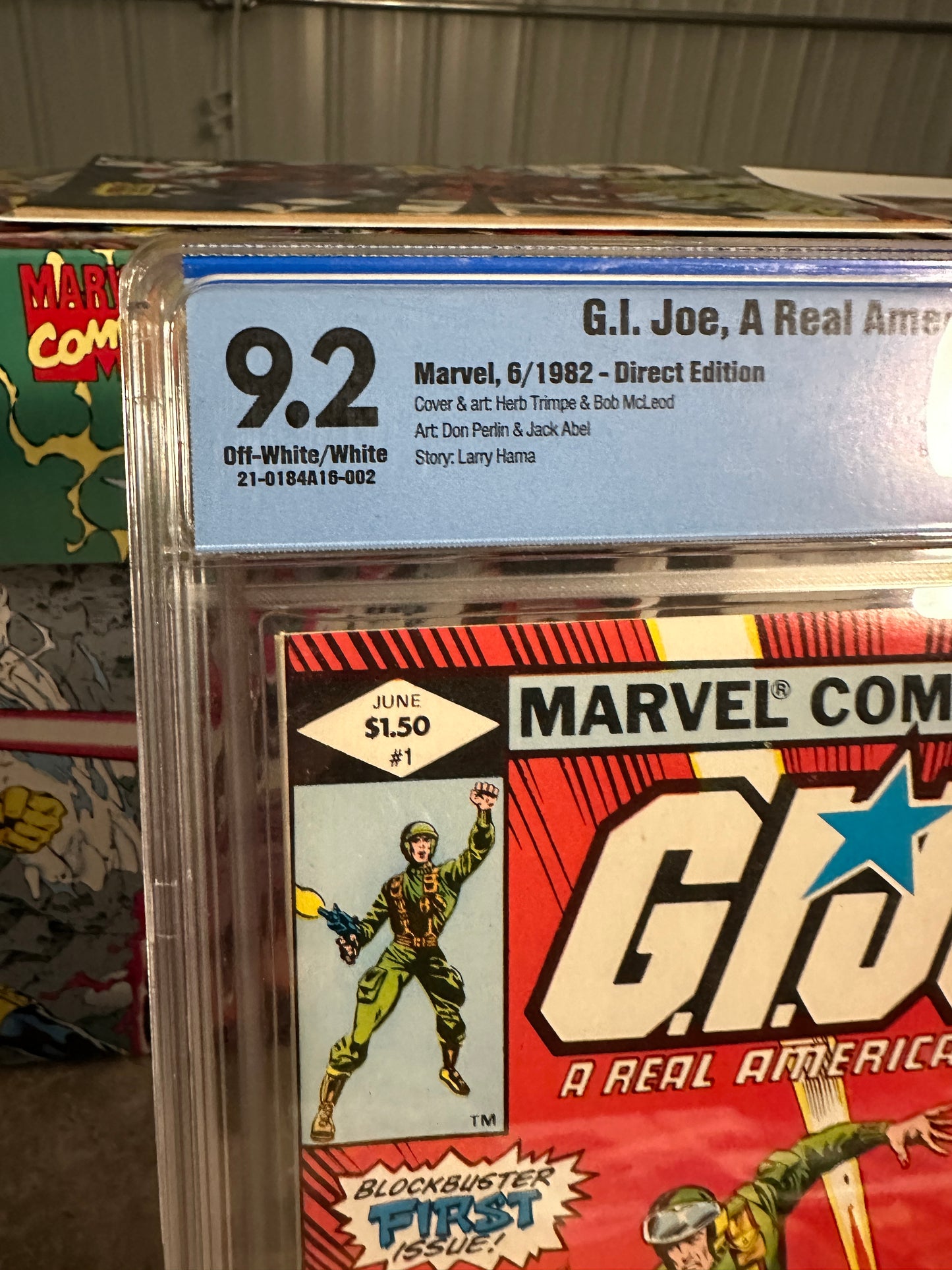 G.I. Joe, A Real American Hero #1 CBCS/CGC 9.2 (1972 Marvel)