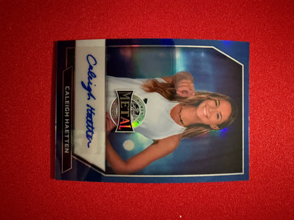 Caleigh Haetten 2026 Leaf Women of Sport Base Auto 2-Card Bookend Lot