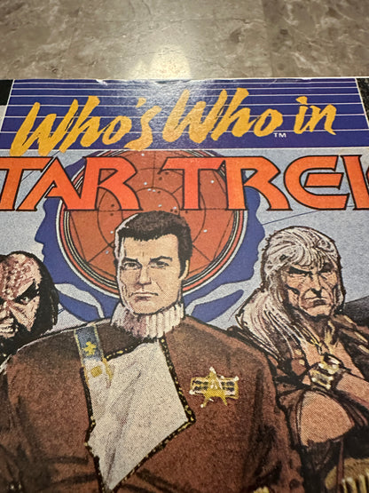 Who's Who in Star Trek #1 Newsstand Higher Grade (1987 DC)