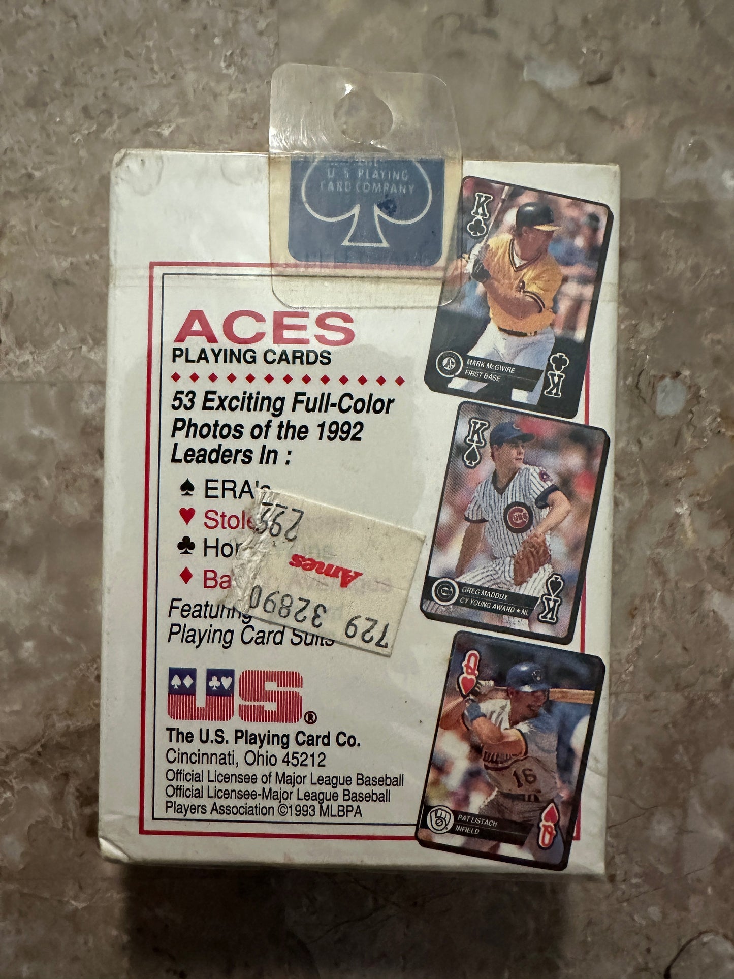1993 Baseball Aces Playing Cards (Bicycle) - Factory Sealed