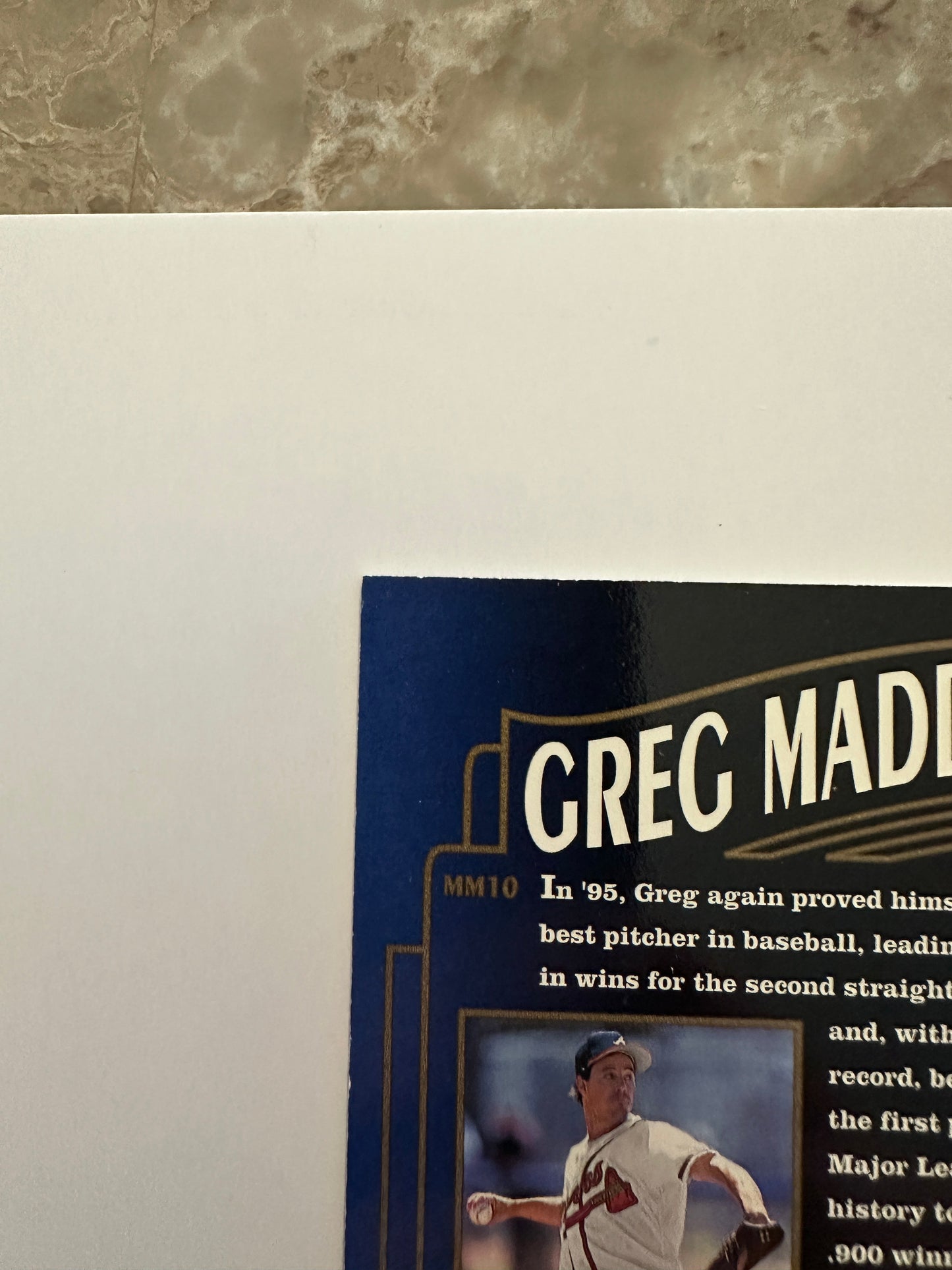 Cal Ripken Jr. #MM9/Greg Maddux #MM10 (1996 Upper Deck SP Marquee Matchups)