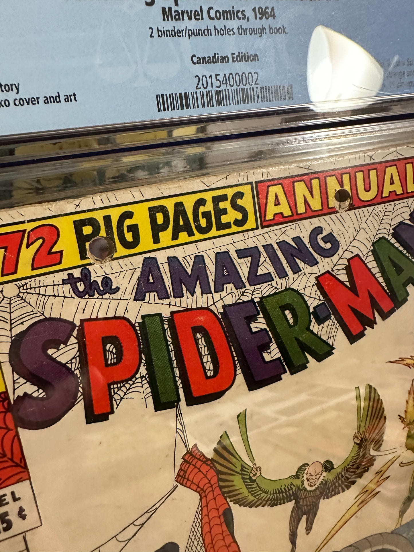 Amazing Spider-Man Annual #1 CGC 2.5 Canadian Edition (1967 Marvel)