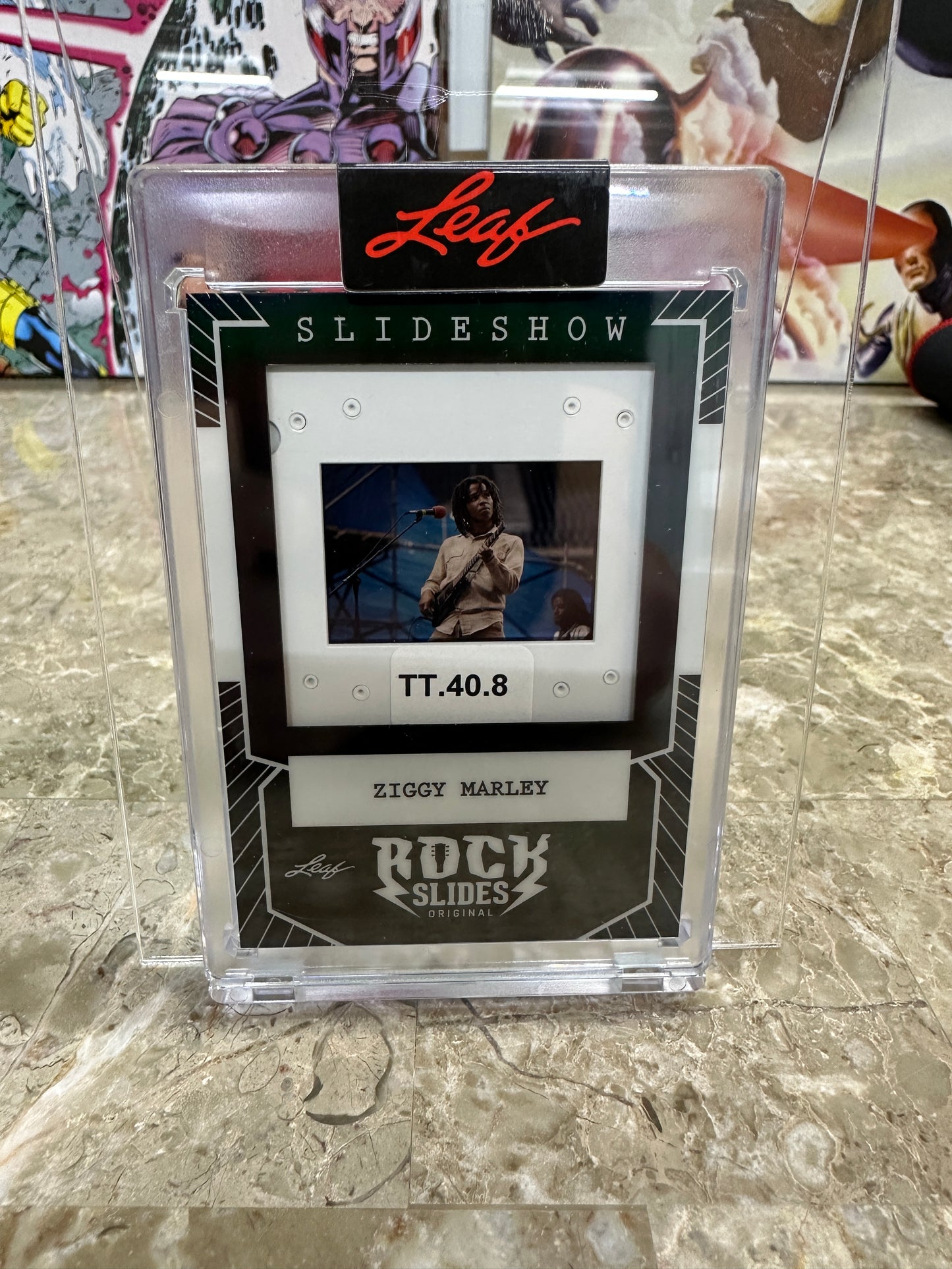 2026 Leaf Slideshow ZIGGY MARLEY Original Rock Slide Reggae 35mm PRODUCTION