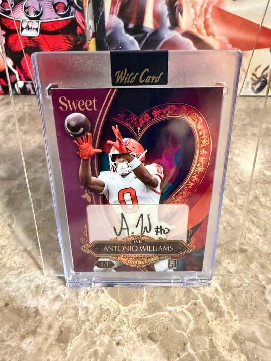 Antonio Williams 2026 Wild Card Wild Art 1/1 Auto