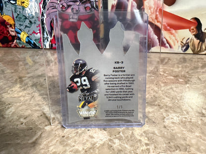 2026 Leaf Metal Barry Foster Scoring Kings Black Shimmer 1/1 Color Match