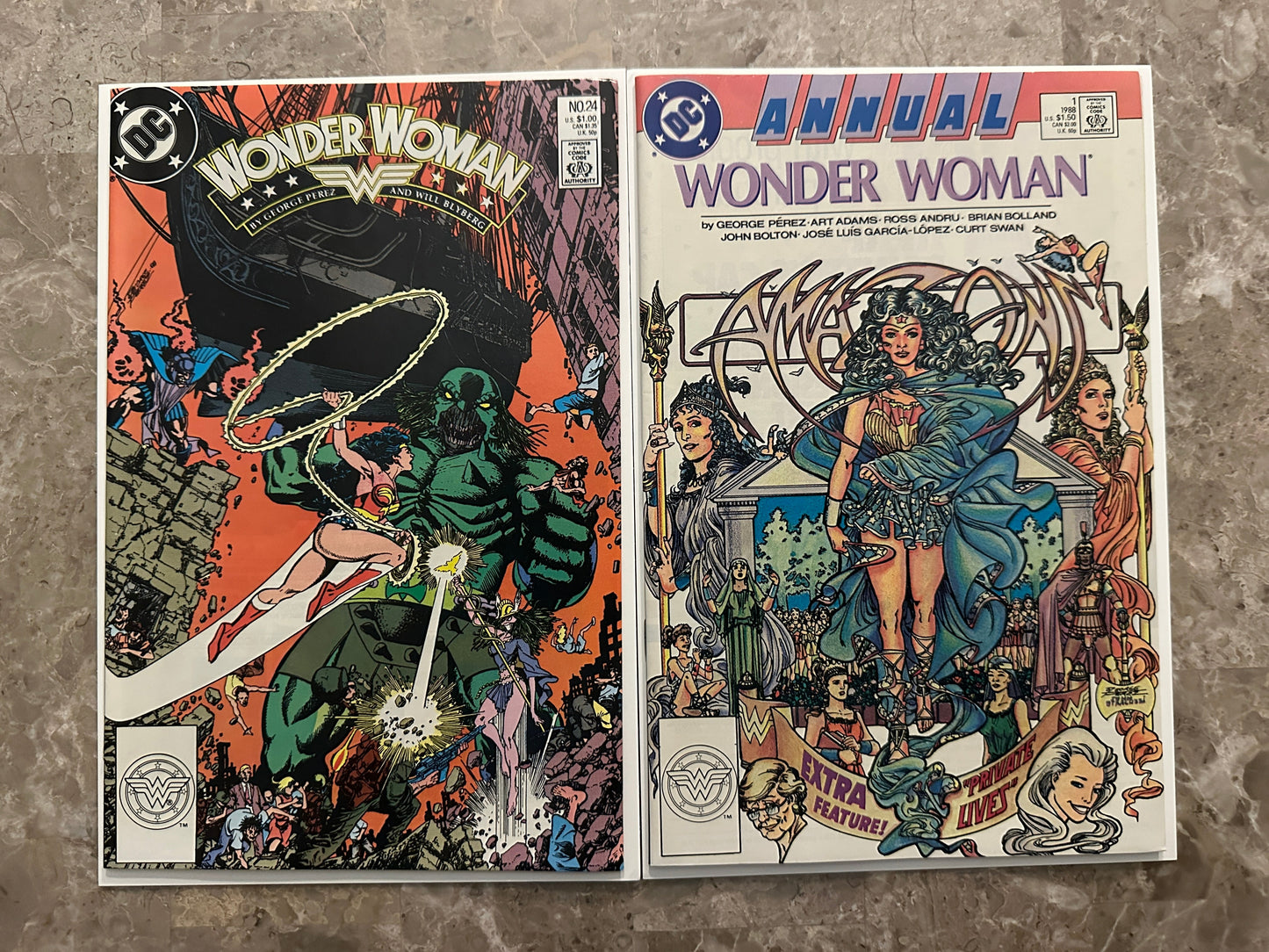 Wonder Woman #14-19,21-24, Annual #1 (DC 1987) - Higher Grade