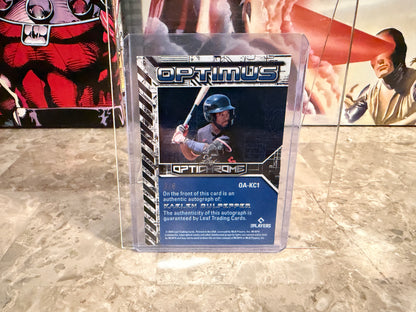 2025 Leaf Optichrome Baseball Kaelen Culpepper Optimus Auto Green Crystal /6