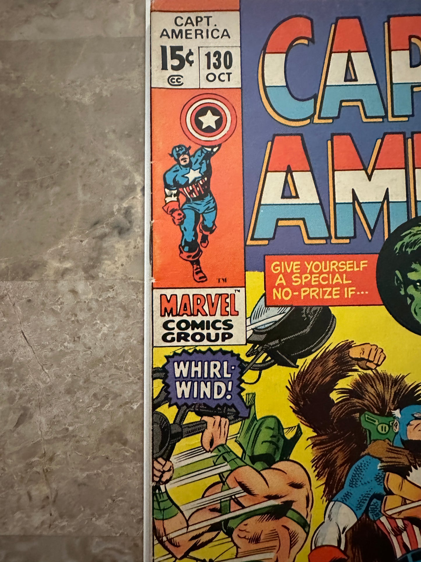 Captain America #130 VG 4.0 (1970 Marvel Comics)