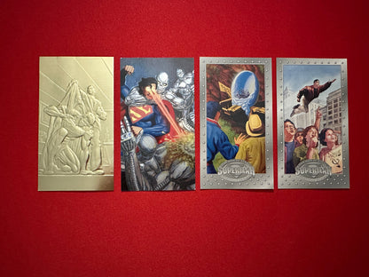 1994 Skybox DC Superman Platinum Series FG1/S4 Forged in Gold/Spectral-Etch