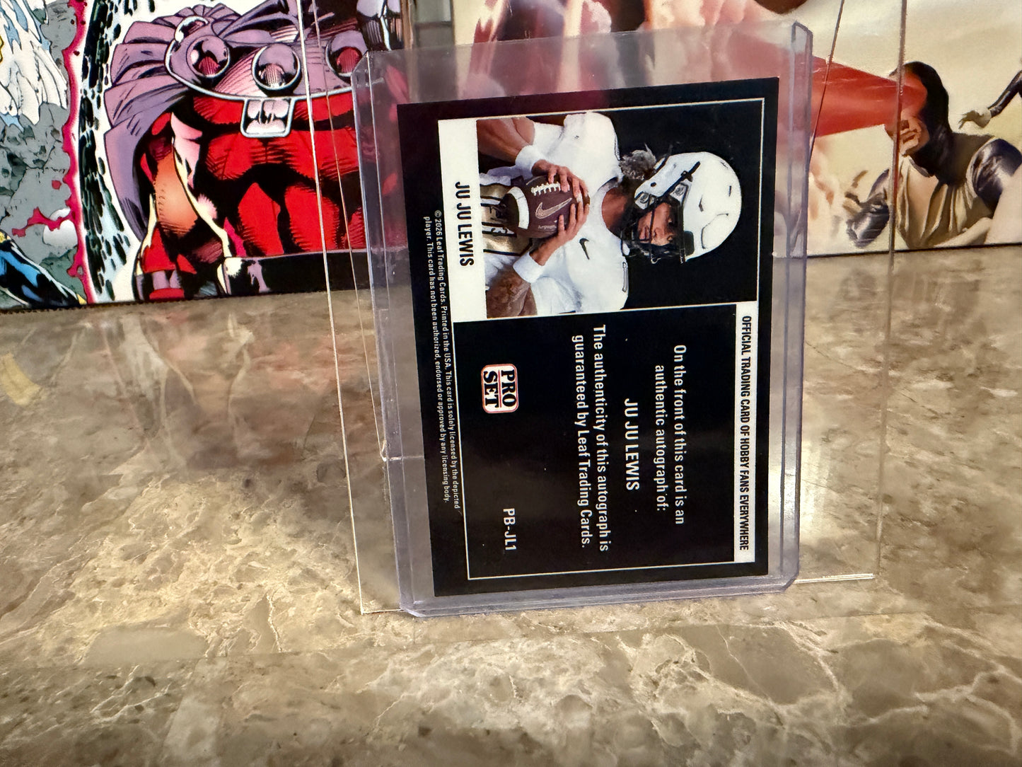 Juju Lewis 2026 Leaf Pro Set Metal Football Pitch Black Auto /3