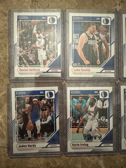 2024 Panini Donruss Basketball Dallas Mavericks Team Set (10 cards)