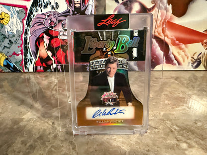 William Shatner 2026 Leaf Metal Independence Day Liberty Bell Auto Gold 1/1