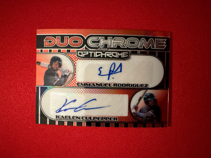 Kaelen Culpepper Rodriguez 2025 Leaf Optichrome Duochrome Auto /4 Twins