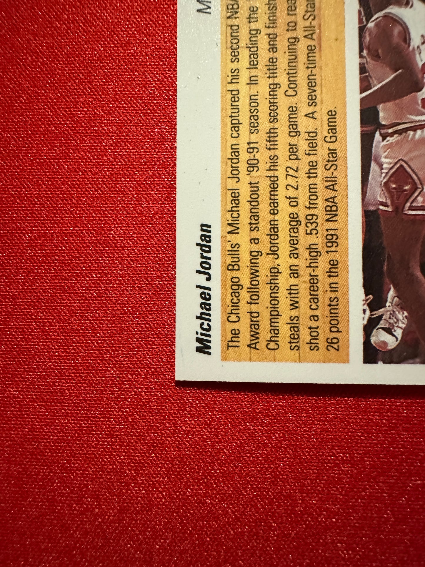 1991-92 Upper Deck MICHAEL JORDAN #AW4 Award Winner Hologram - Chicago Bulls