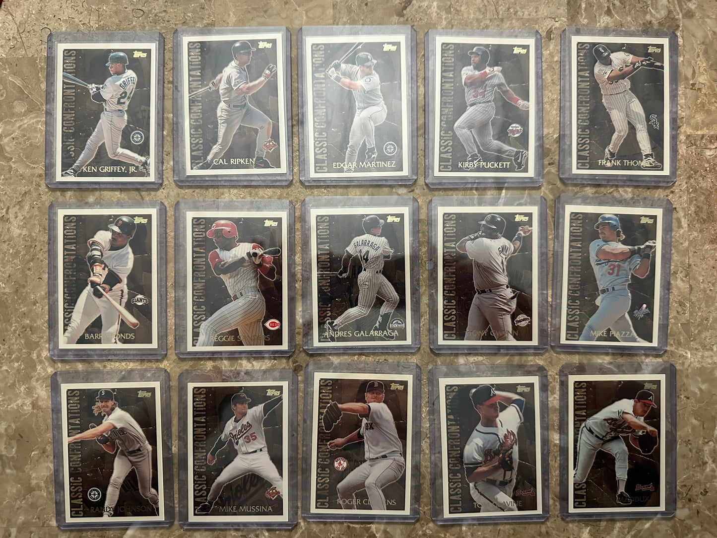 1996 Topps Classic Confrontations Full Set (15 card set)