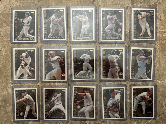 1996 Topps Classic Confrontations Full Set (15 card set)