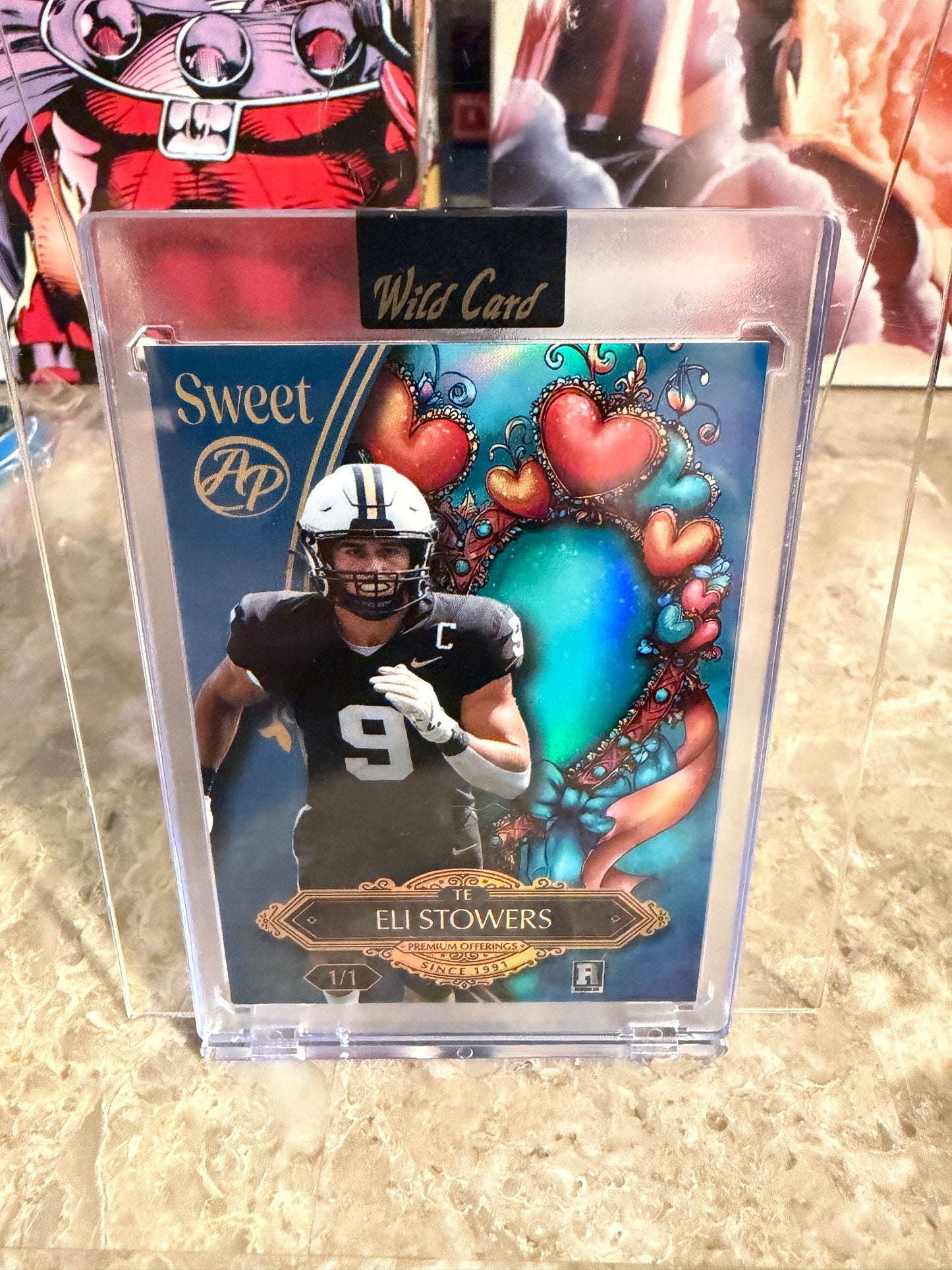 Eli Stowers 2026 Wild Card Wild Art 1/1