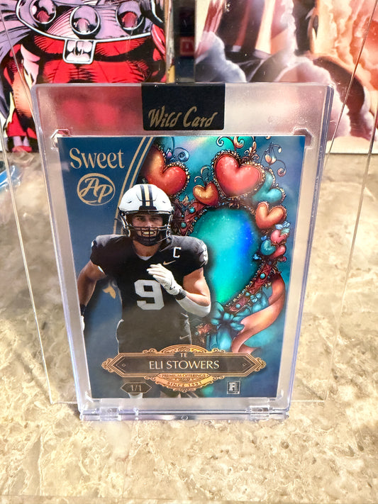 Eli Stowers 2026 Wild Card Wild Art 1/1