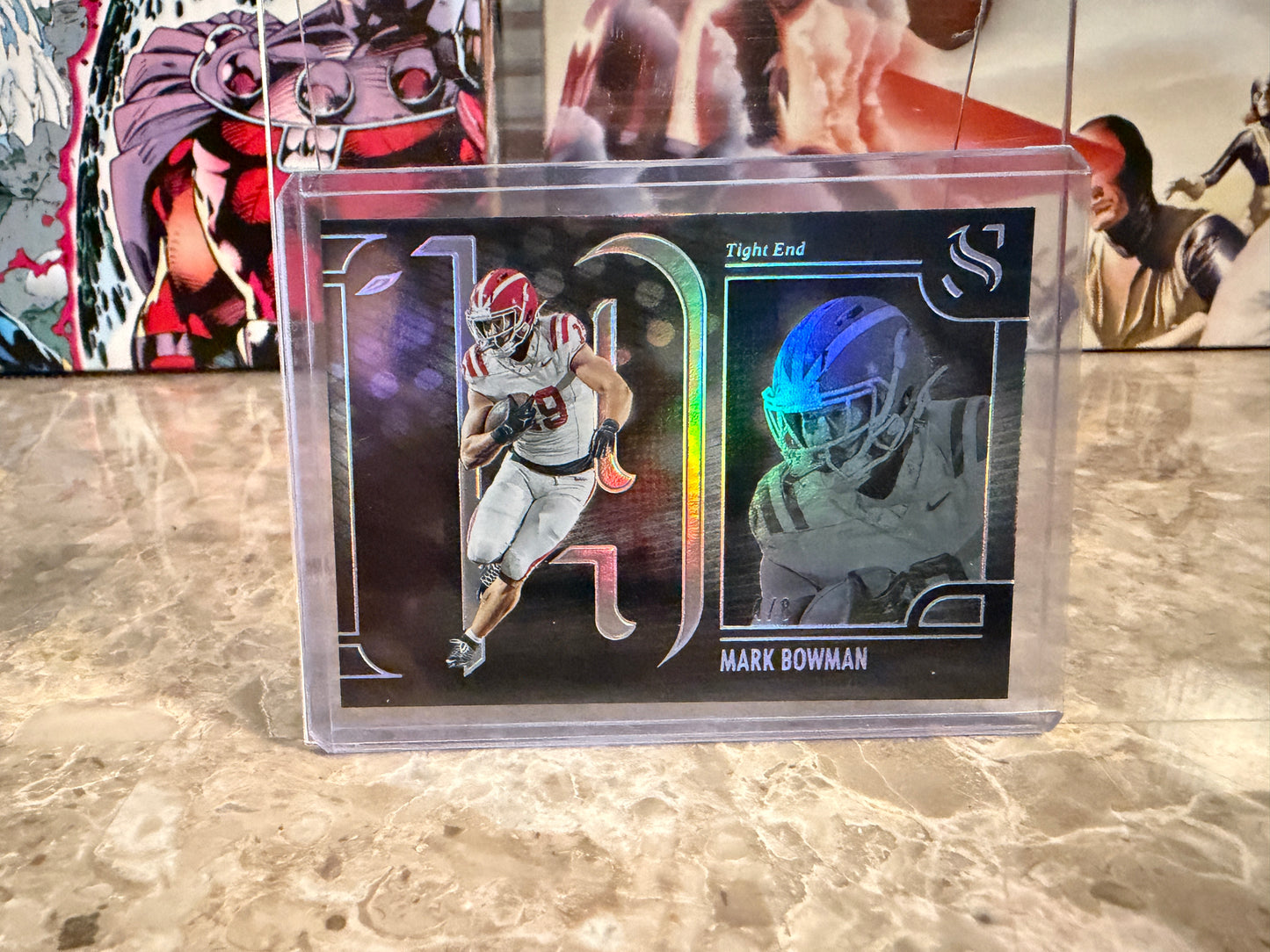 Mark Bowman 2025 Panini Silhouette Football Gala SSP /8 Rare