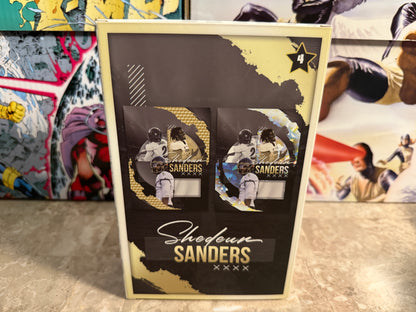 Shadeur Sanders 2024 Collection TruCreator Card Multicolor Relic Cracked Ice #4
