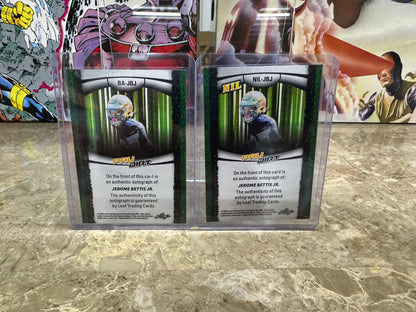 JEROME BETTIS JR. 2-Card Auto Lot - 2026 Leaf Paydirt BLUE NIL /4 & BASE /65