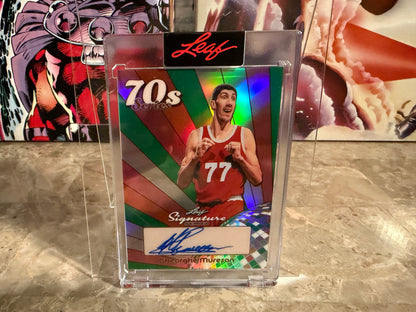 Gheorghe Muresan 2026 Leaf Signature Series 70s Series Auto Green 1/1