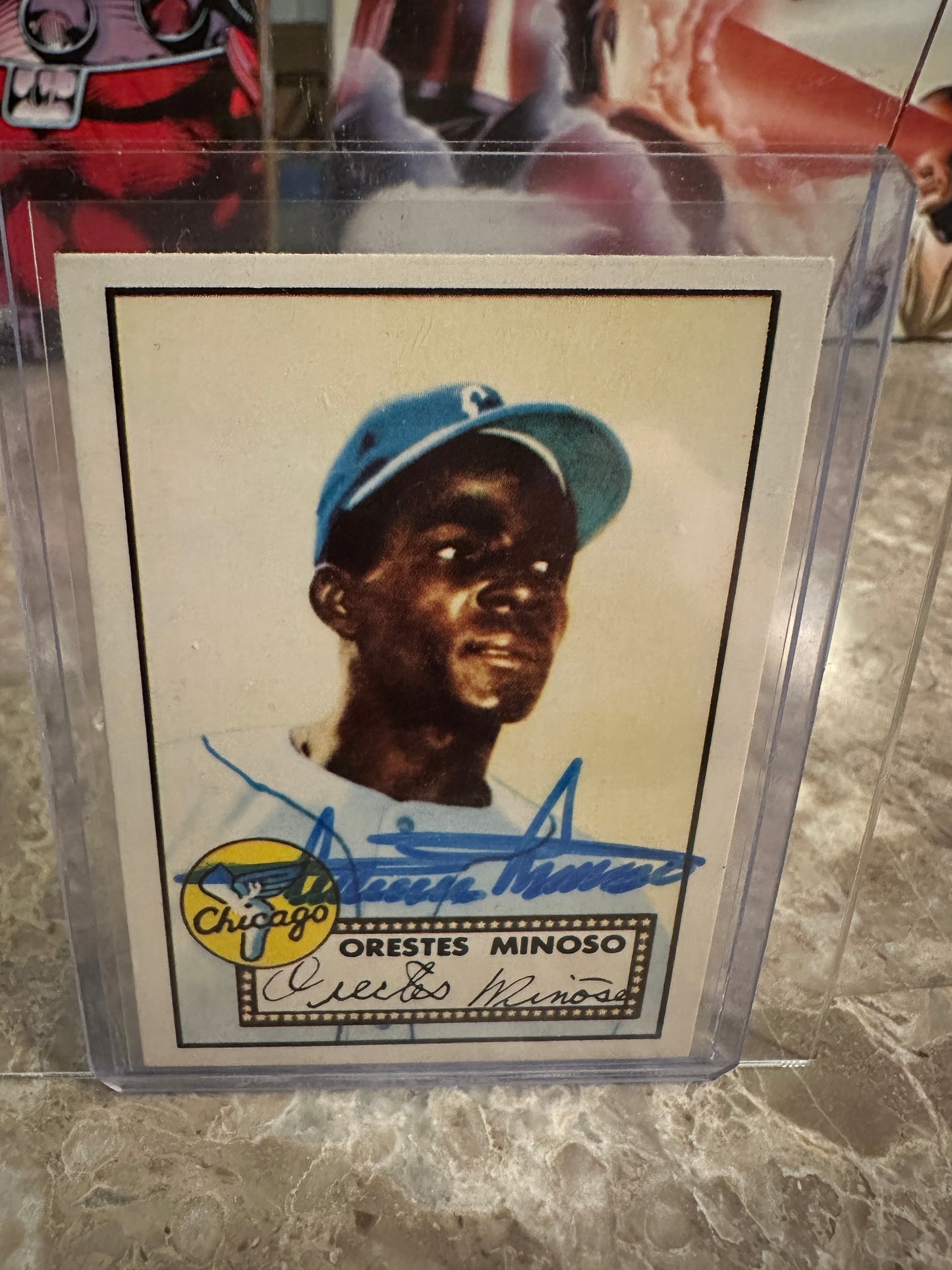 14 White Sox Signed Card Lot 1956-1989 Minnie Minoso Carlton Fisk Harold Baines