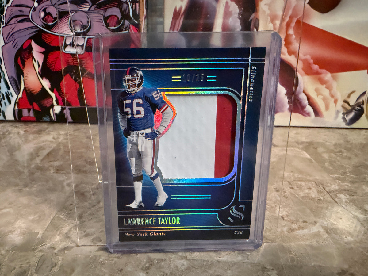 Lawrence Taylor 2025 Panini Silhouette Football Silhouettes Multicolor Patch /25