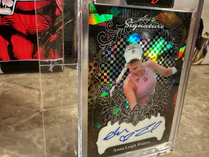 Anna Leigh Waters 2026 Leaf Signature Series Base Auto Black Cracked Ice 1/1