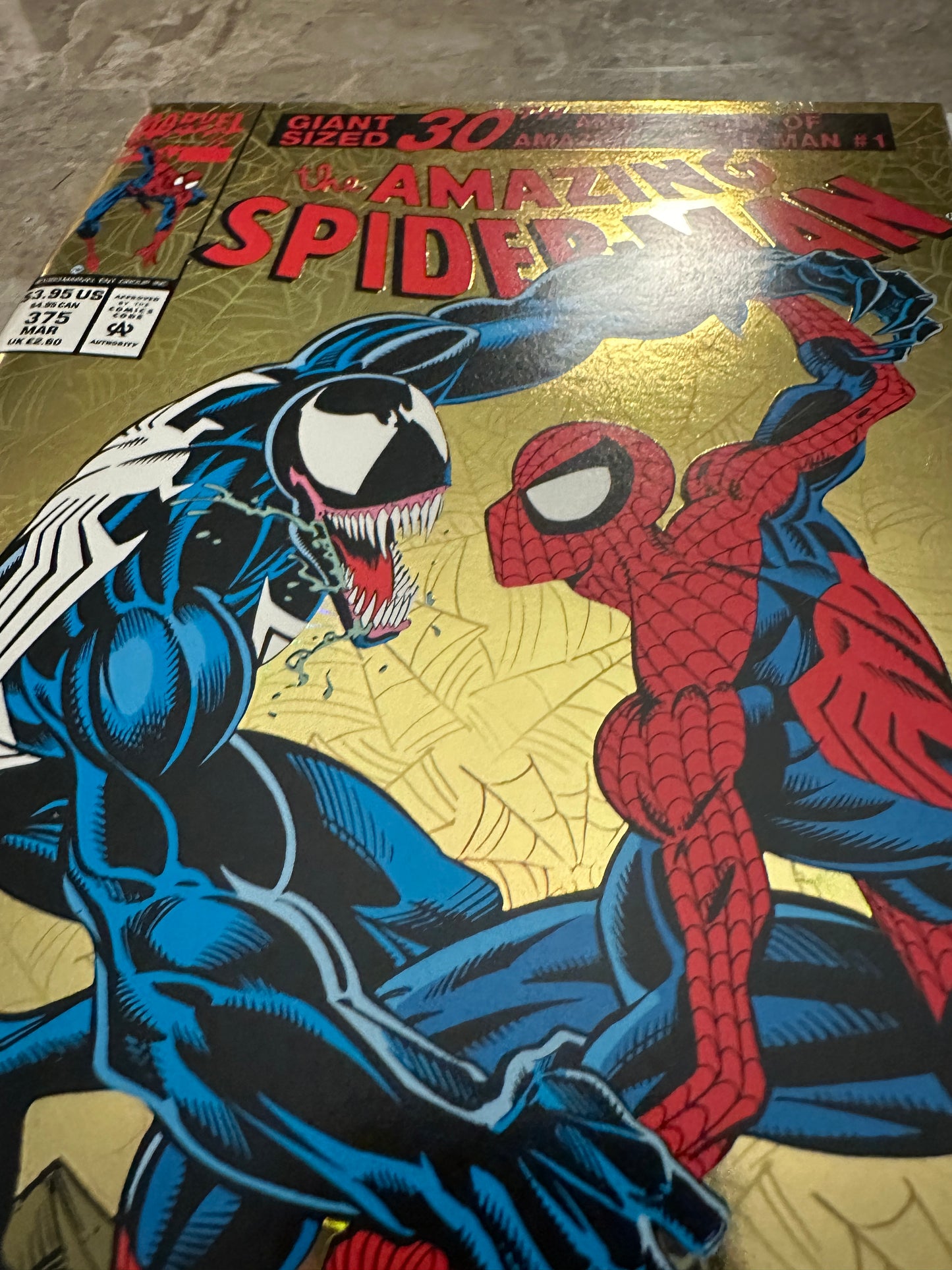 Amazing Spider-Man #375 NM- 9.2 (1993 Marvel)