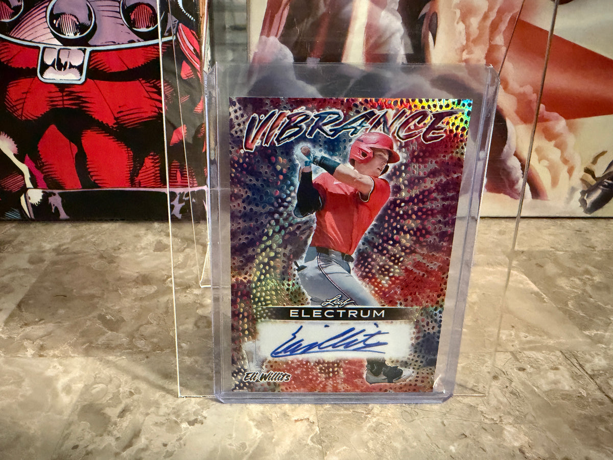 Eli Willits 2026 Leaf Electrum Baseball Vibrance Auto Tie-Dye /8