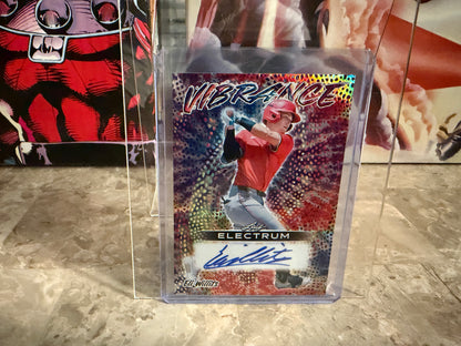 Eli Willits 2026 Leaf Electrum Baseball Vibrance Auto Tie-Dye /8