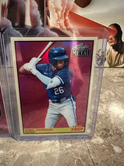 2026 Leaf Metal 4-Card PROSPECT LOT - Eric Becker AUTO /6 + Numbered Parallels
