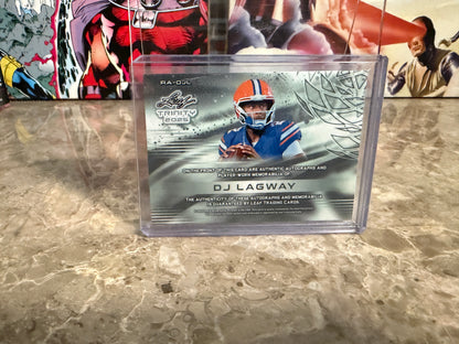 2025 Leaf Trinity Football DJ Lagway Rookie Patch Autograph /99 Multicolor
