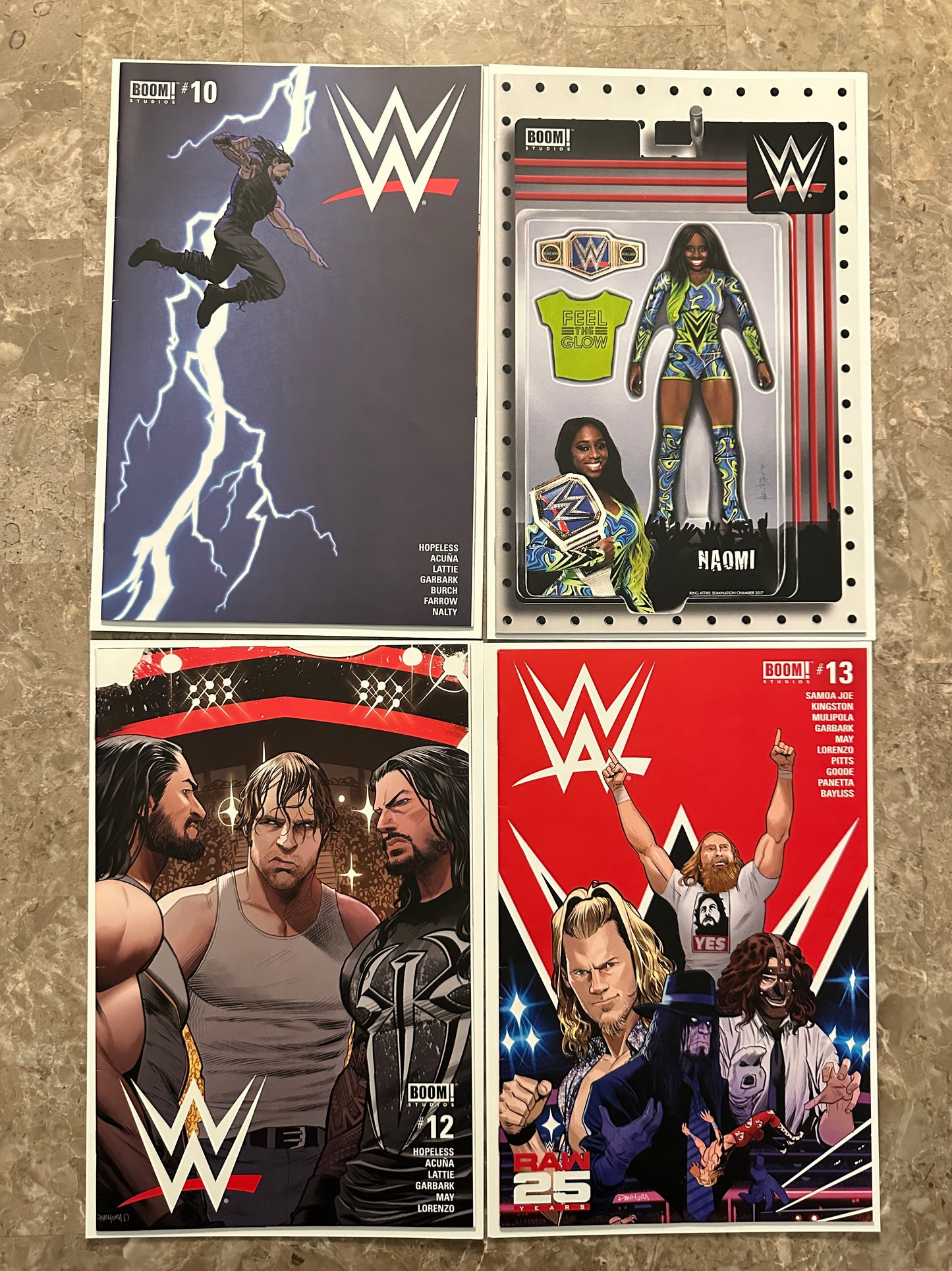 WWE #1-7,9-15,17-25 Near Full Run of 24 Higher Grade (Boom 2019)
