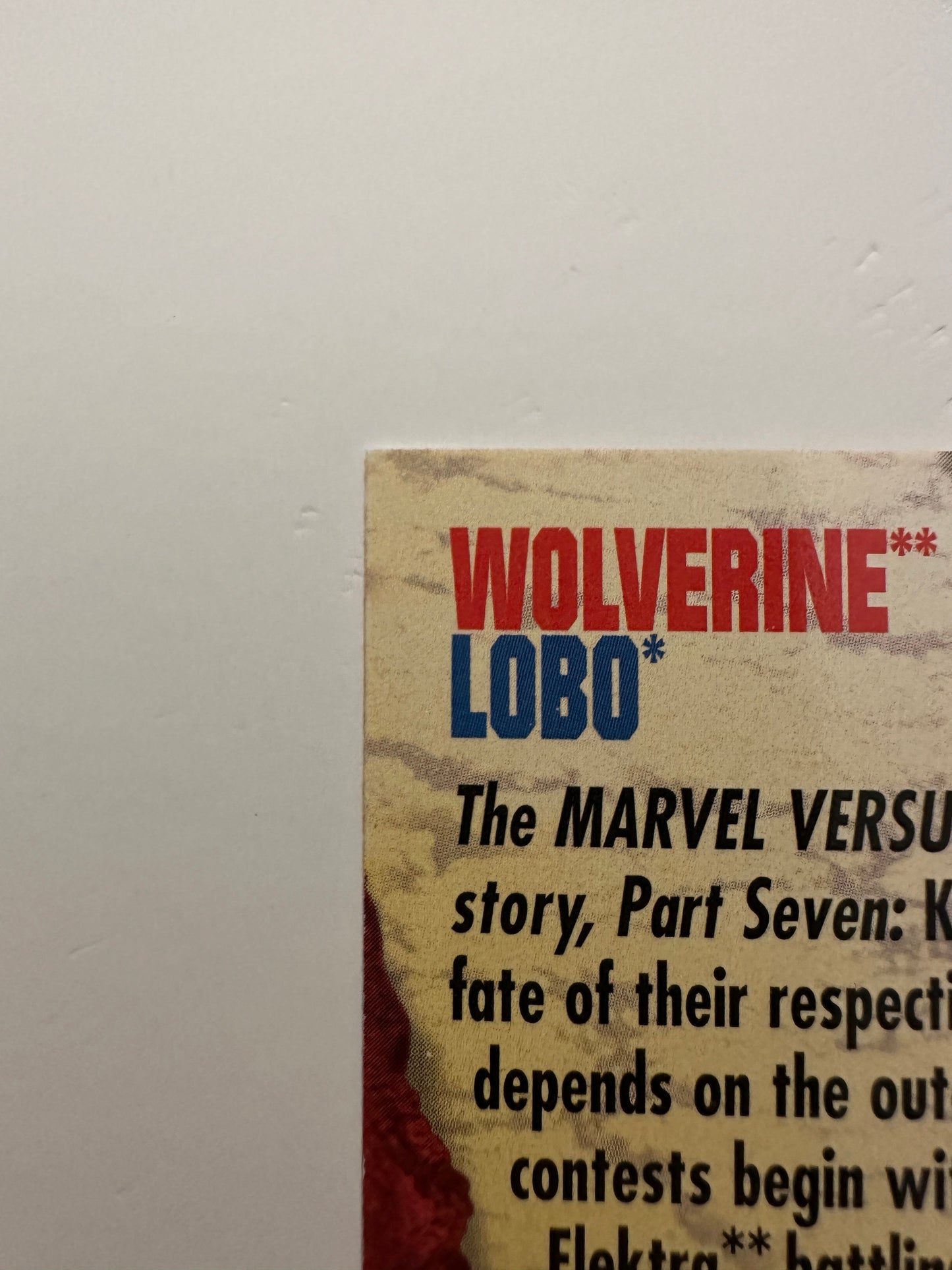Wolverine/Lobo #55 (1995 Fleer DC vs. Marvel) - High grade