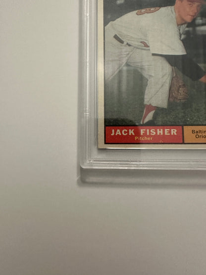 Jack Fisher #463 PSA Graded NM-MT 8 (1961 Topps)