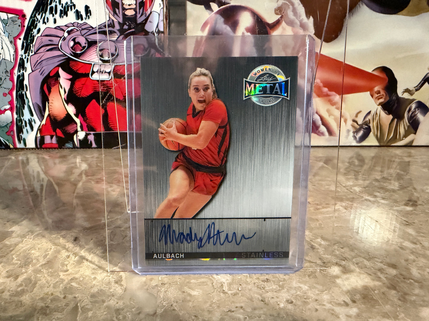 Mady Aulbach 2026 Leaf Women of Sport Stainless Auto Silver 1/1