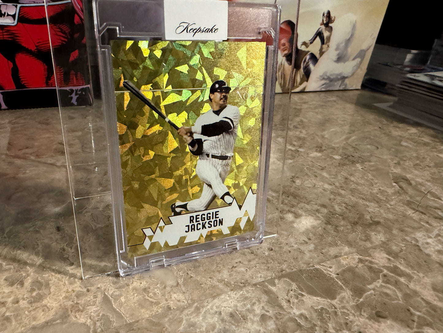 2026 Keepsake Reggie Jackson Collection Gold Cracked Ice 1/1 #61