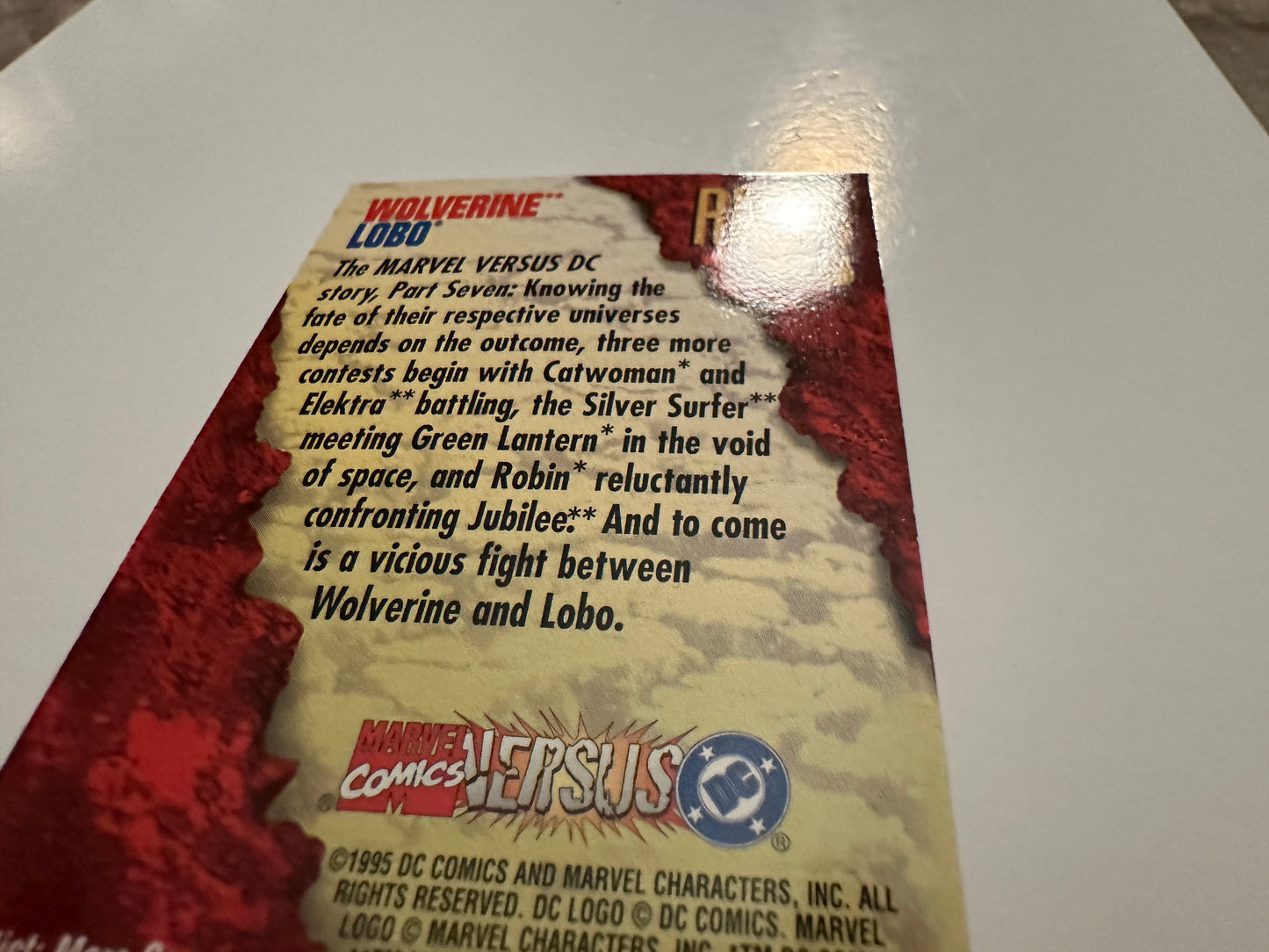 Wolverine/Lobo #55 (1995 Fleer DC vs. Marvel) - High grade