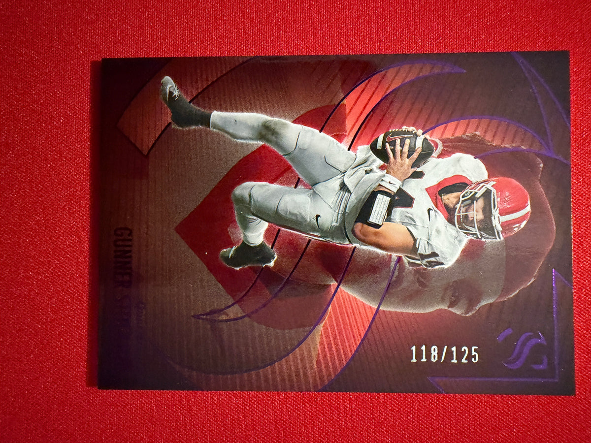 Gunner Stockton 2025 Panini Silhouette Football Base Purple /125 #17
