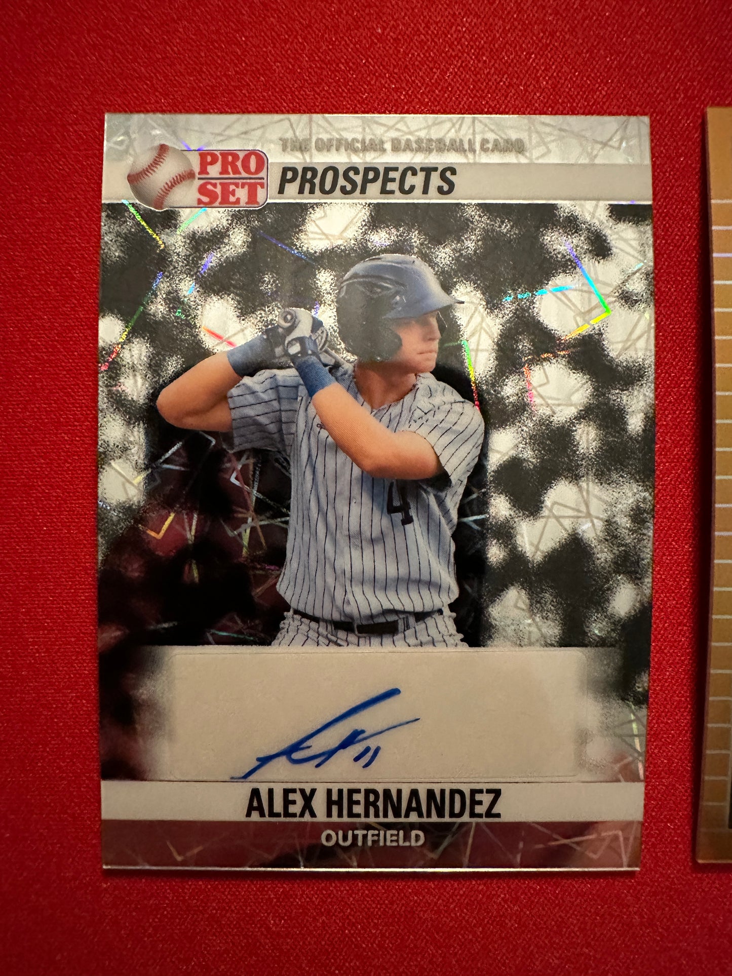 Alex Hernandez 2026 Leaf Pro Set Two-Card Prospect Lot 1/1s