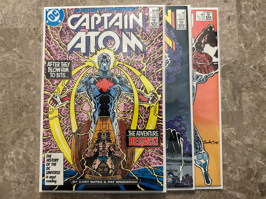 Captain Atom #1-3 Starter Set High Grade (DC Comics 1987)
