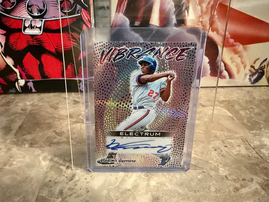 Vladimir Guerrero 2026 Leaf Electrum Vibrance Auto Silver 1/1