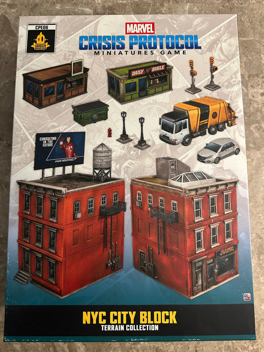 Marvel Crisis Protocol: NYC City Block Terrain Collection