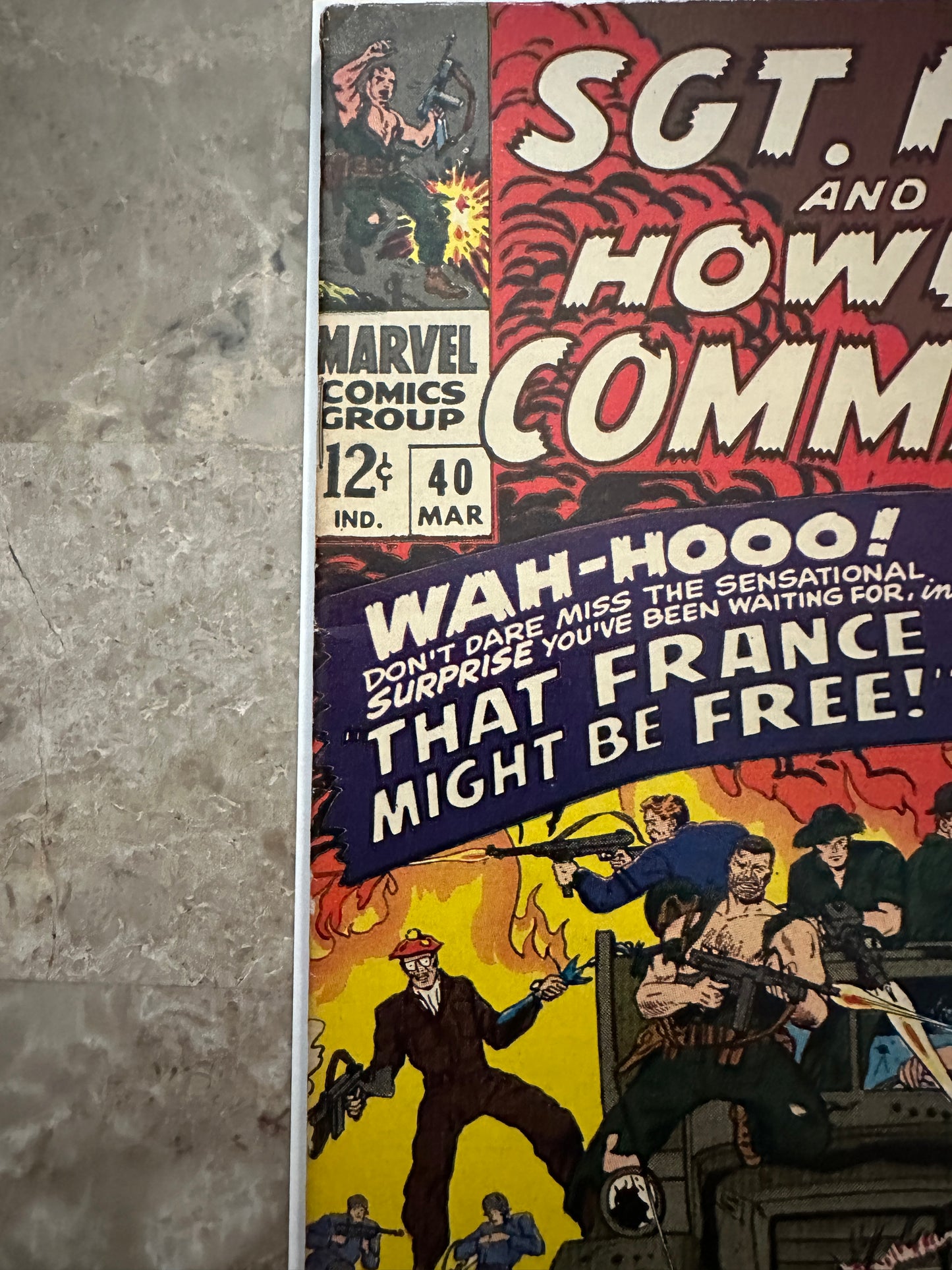 Sgt Fury #40 FN+ 6.5 (Marvel Comics 1967)