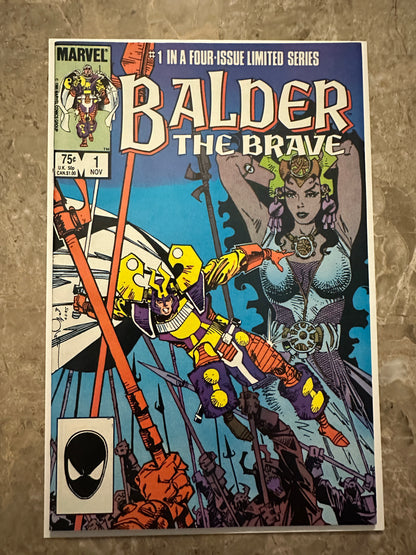 Balder the Brave #1-4 Full Set High Grade (1985 Marvel Comics)