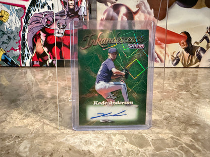 Kade Anderson 2026 Leaf Vivid Inkandescence Green Lazer AUTO 8/8 Mariners